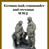 ARDENNES MINIATURE 1/35 German tank commander And crewman WW2