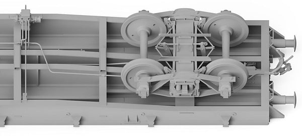Thunder Models 1/35 WW2 German railway Ssyl 50t Flat Wagon transport carriage