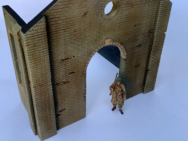 FoG Models 1/35 scale 'Machine shop' ruined Industrial building