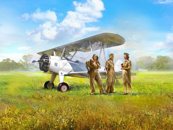 ICM 1/32 scale Stearman PT-17 with American Cadets