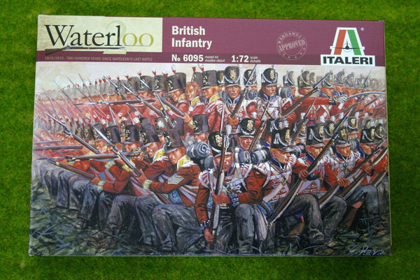 ITALERI 1/72 FIGURES NAPOLEONIC WARS BRITISH INFANTRY 1815