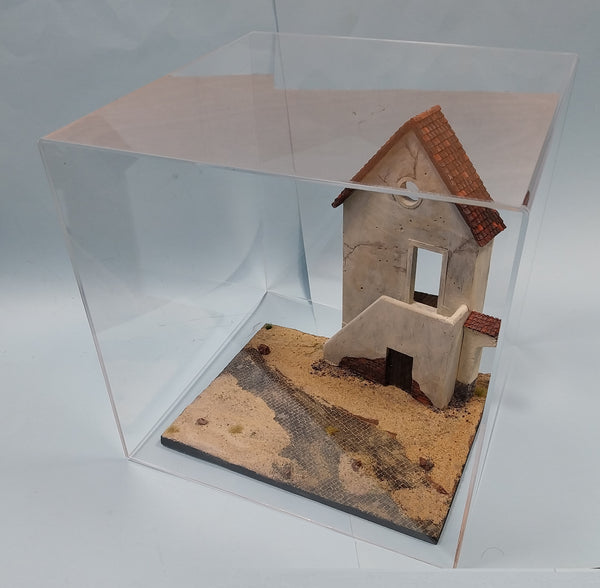 FoG Models quality acrylic display case #3 size 31cm x 31cm x 31cm high