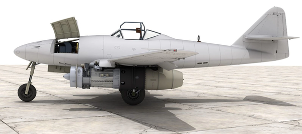 Das Werk 1/32 scale WW2 Messerschmitt Me-262 jet fighter plane