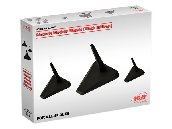 ICM - Aircraft Models Stands (Black Edition)