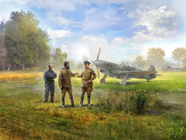 ICM 1/32 Pilots of the Soviet Air Force (1943-1945) 3 Figures
