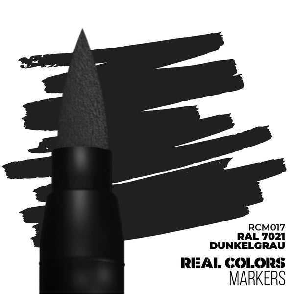 AK Interactive Real Colour Marker - RAL 7021 DUNKELGRAU