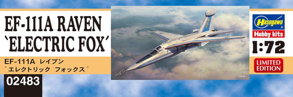 Hasegawa 1/72 scale EF-111A Raven Electric Fox model Kit
