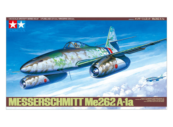 TAMIYA 1/48 AIRCRAFT WW2 German plane Me262 A-1A model kit
