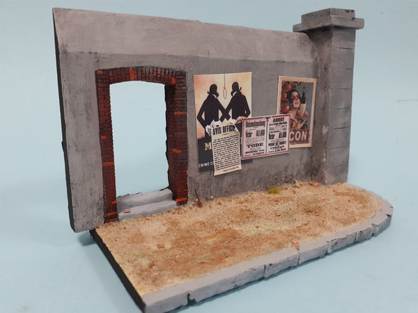 FoG Models 1/35 Industrial gateway diorama model kit 180mm x 85mm