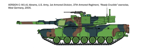 Italeri 1/35 MILITARY M1A1 Abrams World of tanks version