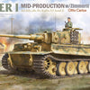 TAKOM 1/35 scale WW2 German Tiger I Mid w/Zimmerit & Otto Carius