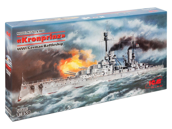 ICM 1/350 'Kronprinz', WWI German Battleship