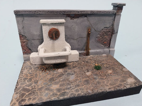FoG Models 1/35 scale Drinking fountain diorama set 135mm x 90mm
