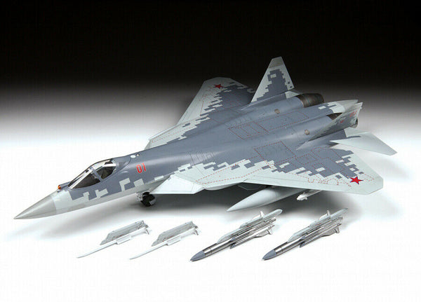 ZVEZDA 1/48 scale SUKHOI SU-57 RUSSISAN 5TH GENERATION FIGHTER