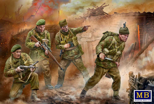 Masterbox 1/35 scale WW2 Deadly Raid, British Commandos Dieppe 1942