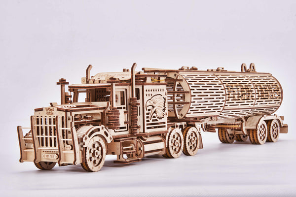 Wood Trick 3D wooden model kit Tank trailer (addition for BIG RIG)