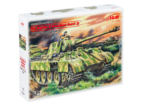 ICM 1/35 WW2 Pz.Kpfw.V Panther Ausf.D, WWII German Tank