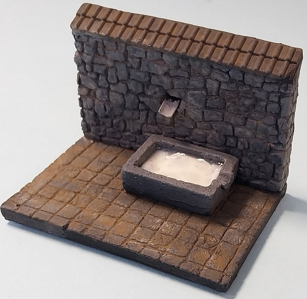 FoG Models 1/35 Scale Rural spring drinking trough vignette base 95mm x 80mm