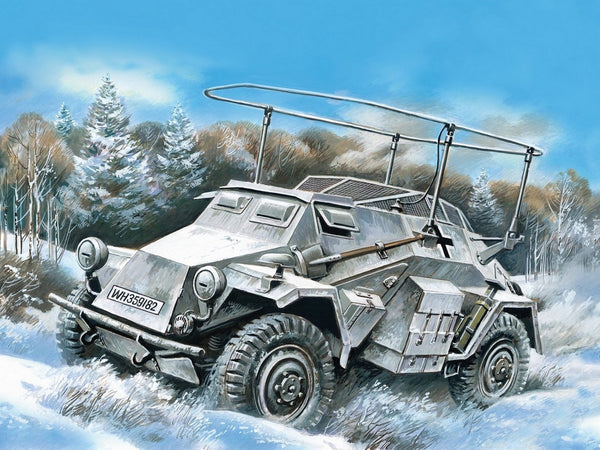 ICM 1/72 WW2 Sd.Kfz.261, German Radio Communication Vehicle