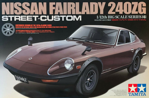 Tamiya 1/12 scale NISSAN FAIRLADY 240ZG Street Custom car model kit