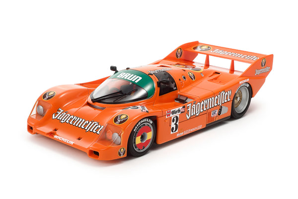 Tamiya 1/24 scale CARS Porsche 962C Jagermeister race car model kit