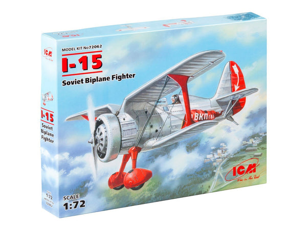 ICM 1/72 Scale I-15, Soviet Biplane Fighter