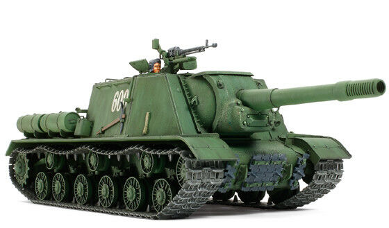 Tamiya 1/35 scale WW2 Russian JSU-152 tank model kit