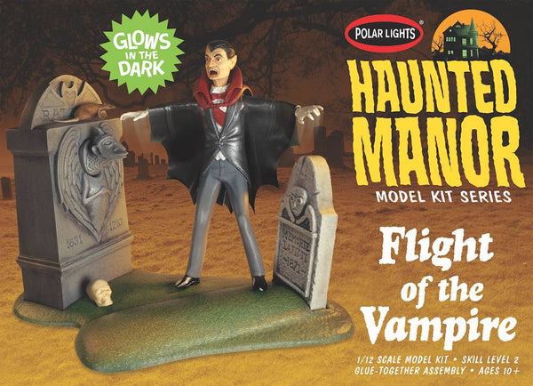 Polar Lights 1:12 Haunted Manor: Flight of the Vampire plastic assembly model kit