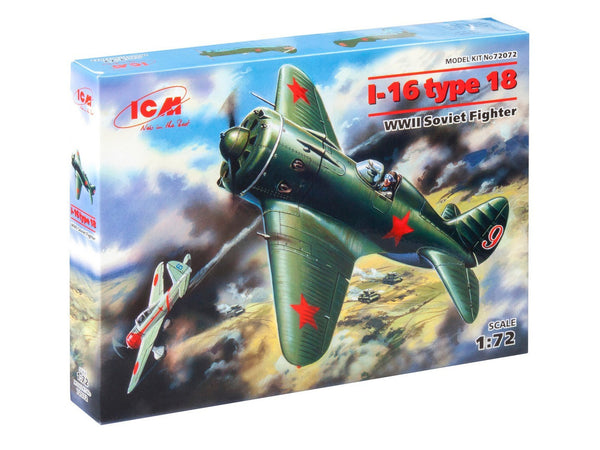 ICM 1/72 scale I-16 type 18, WWII Soviet Fighter
