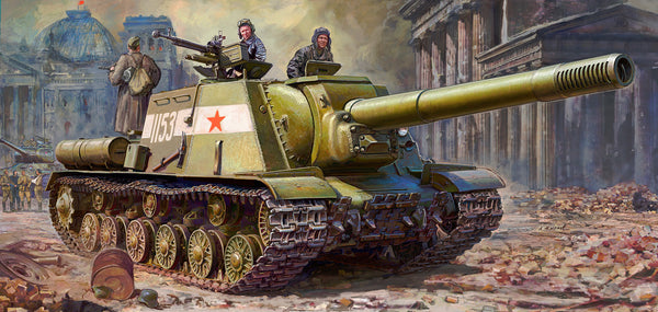 Zvezda 1/35 scale WW2 Soviet Self-Propelled Gun ISU-152