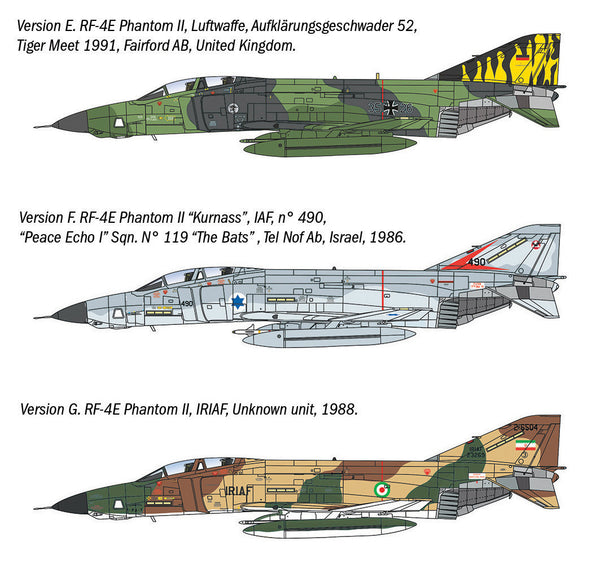 Italeri 1/72 AIRCRAFT McDonnell Douglas RF-4C/E Phantom II