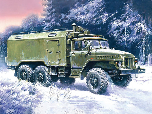 ICM 1/72 Russian URAL-375A, Command Vehicle