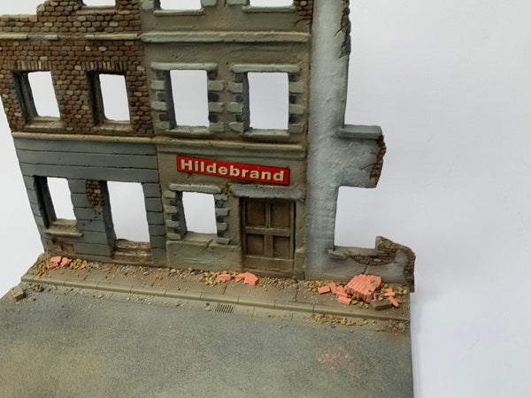 FoG Models 1/35 scale Diorama Base and buildings model kit #1 Base 275mm x 215mm