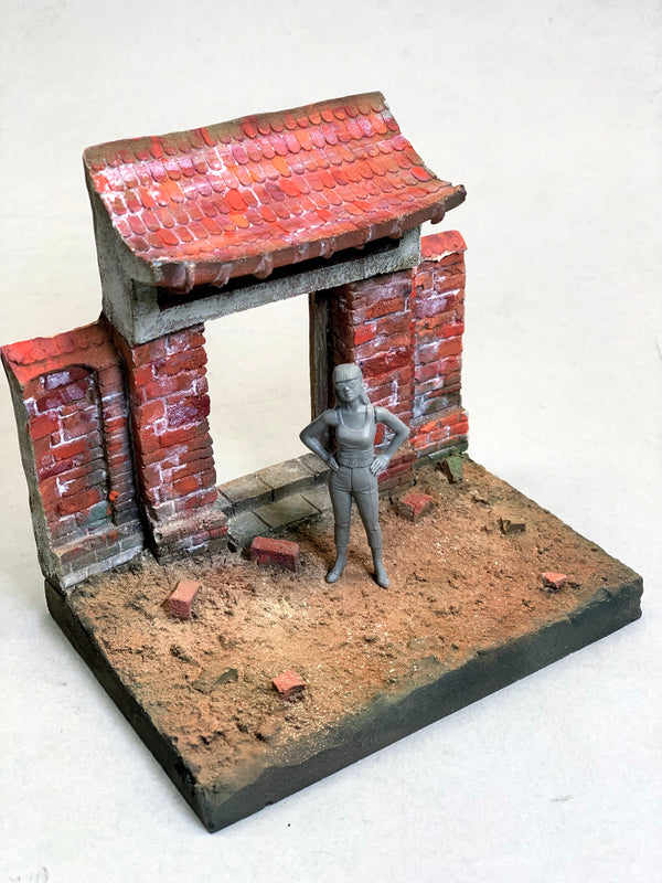 FoG Models 1/35 scale Oriental Gate Vietnam Burma diorama display base