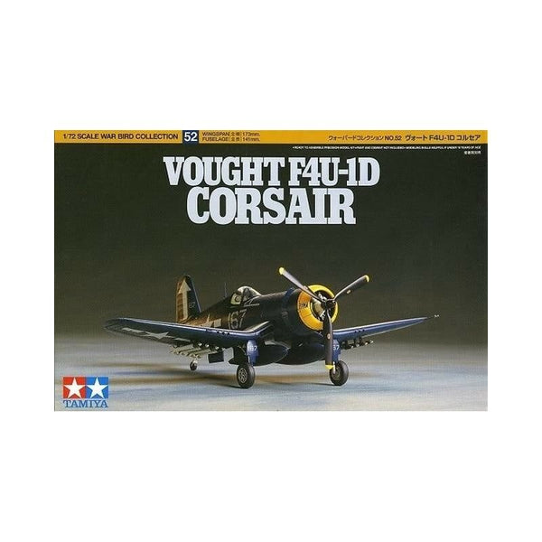 TAMIYA 1/72 AIRCRAFT WW2 US NAVY VOUGHT F4U-1D CORSAIR fighter plane