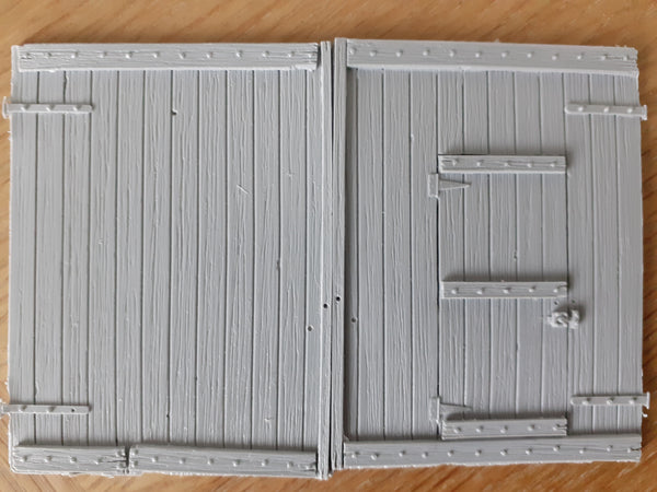 FoG Models 1/35 Scale Factory gates (2 piece resin cast) 120mm x 80mm
