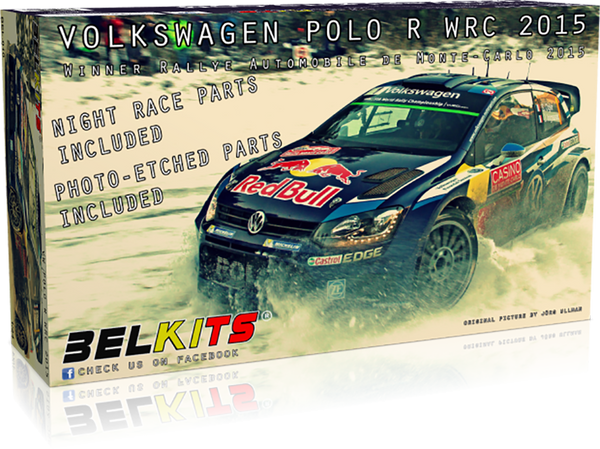 Belkits 1/24 VW Polo WRC 2015 car model kit