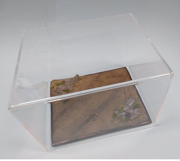 FoG Models quality acrylic display case #1 size 21cm x 18cm x 15cm high