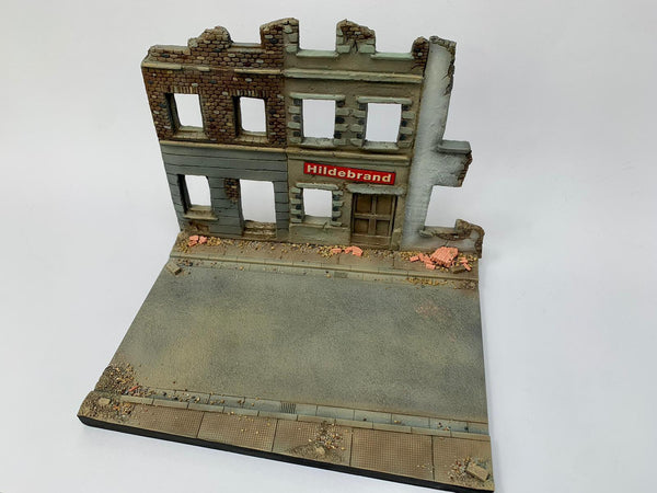 FoG Models 1/35 scale Diorama Base and buildings model kit #1 Base 275mm x 215mm