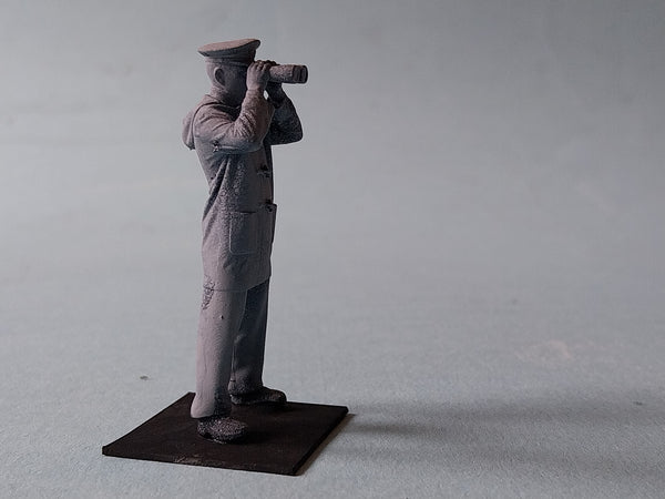 Homefront WW2 British RN Officer with Binoculars