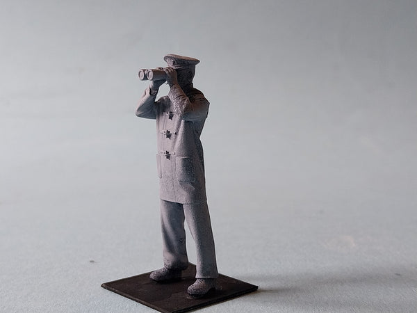 Homefront WW2 British RN Officer with Binoculars