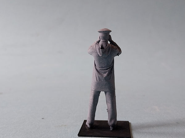 Homefront WW2 British RN Officer with Binoculars