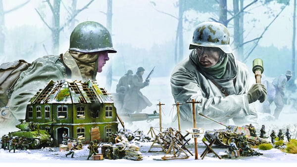Italeri 1/72 scale WW2 Bastogne Siege MDF Version 80th Anniversary Battle set