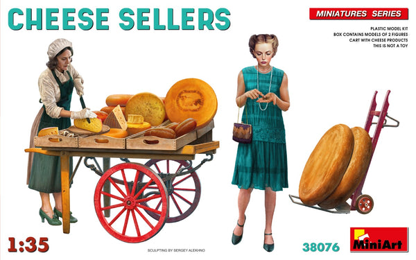 Miniart 1/35 Cheese sellers – Market traders 1940's