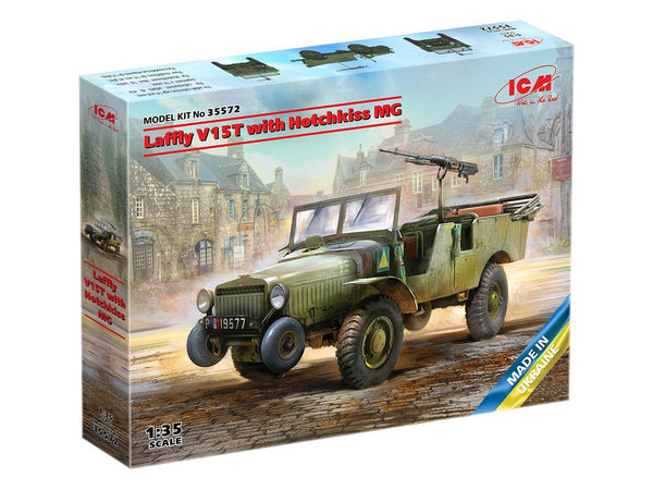 ICM 1/35 WW2 German Laffly V15T with Hotchkiss Machine Gun