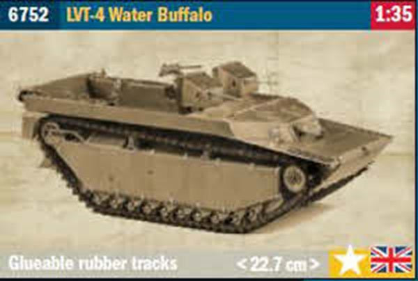 Italeri 1/35 WW2 Allied LVT-4 Water Buffalo tank model kit