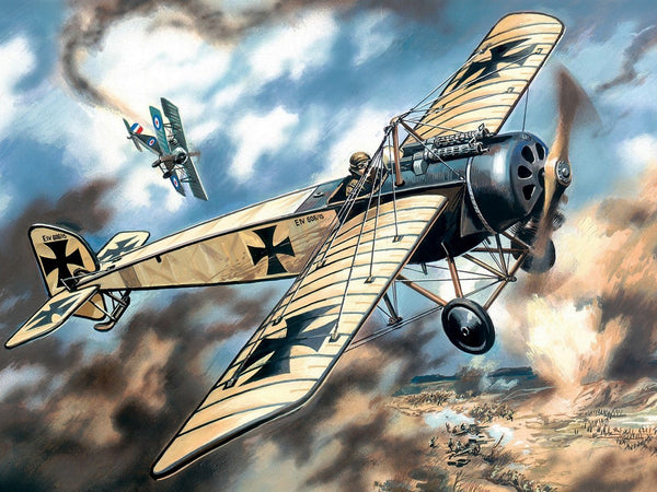 ICM 1/72 Pfalz E.IV, WWI German Fighter