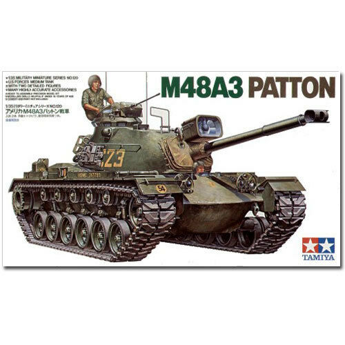 Tamiya 1/35 scale U.S. M48A3 Patton tank model kit