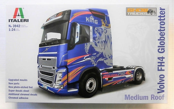 Italeri 1/24 scale VOLVO FH4 GLOBETROTTER truck lorry model kit