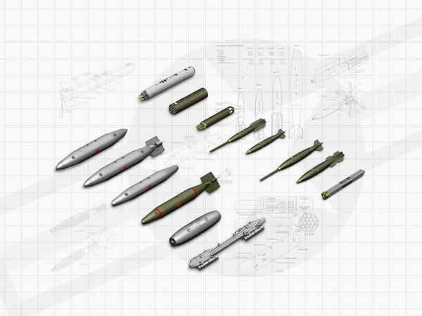 ICM 1/48 scale US Aviation Armament (100% new molds)